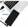 LogiLink Câble USB 2.0 type A vers USB (type C) coudé à 90° Noir 0,3 m