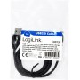 LogiLink Câble USB 2.0 type A vers USB (type C) coudé à 90° Noir 0,3 m