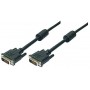 LogiLink CD0001 Câble DVI en ferrite core Dual Link Mâle/Mâle 2 m Noir