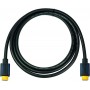 LogiLink certifié Câble HDMI Premium pour ulrta HD jusqu'à 18 Gbit/s, 4 K + HDR + 3D, 3840 x 2160 (50/60 Hz) 1,8 m Noir