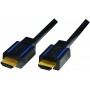 LogiLink certifié Câble HDMI Premium pour ulrta HD jusqu'à 18 Gbit/s, 4 K + HDR + 3D, 3840 x 2160 (50/60 Hz) 3 m Noir