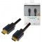 LogiLink certifié Câble HDMI Premium pour ulrta HD jusqu'à 18 Gbit/s, 4 K + HDR + 3D, 3840 x 2160 (50/60 Hz) 3 m Noir