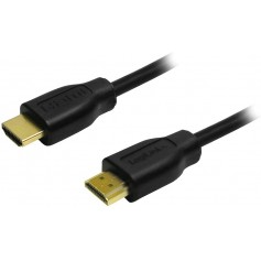 LogiLink CH0036 Câble HDMI V1.4 avec Ethernet 19-pin Mâle/Mâle 1,5 m Noir