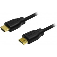 LogiLink CH0037 Câble HDMI V1.4 avec Ethernet 19-pin Mâle/Mâle 2 m Noir