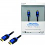 LogiLink CHB1110 Câble HDMI V1.4 avec Ethernet 19-pin Mâle/Mâle 10 m + Colour box avec Logo Noir