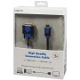 LogiLink CHB3102 Câble HDMI V1.4 avec Ethernet vers DVI Mâle/Mâle 2 m + Colour box avec Logo Noir