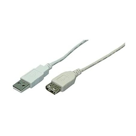 LogiLink CU0012 Câble USB 2.0 Mâle/femelle 5 m Gris