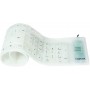LogiLink Flexible Silikon-Tastatur, kabelgebunden, weiss