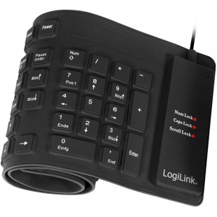 LogiLink ID0019A clavier USB QWERTZ Allemand Noir - Claviers (Avec fil, USB, QWERTZ, Noir)