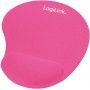 LogiLink ID0027P Tapis de souris avec repose-poignets Rose