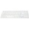 LogiLink ID0109 Clavier + Souris slim sans fil avec 3 Boutons 2,4 GHz Blanc