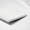 LogiLink ID0109 Clavier + Souris slim sans fil avec 3 Boutons 2,4 GHz Blanc