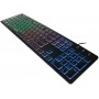 LogiLink ID0138 USB Allemand Noir Clavier - Claviers (Standard, avec Fil, USB, Clavier à Membrane, LED, Noir)