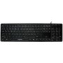 LogiLink ID0138 USB Allemand Noir Clavier - Claviers (Standard, avec Fil, USB, Clavier à Membrane, LED, Noir)
