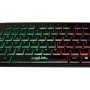 LogiLink ID0138 USB Allemand Noir Clavier - Claviers (Standard, avec Fil, USB, Clavier à Membrane, LED, Noir)