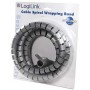 LogiLink KAB0013 Tuyau spirale flexible pour Câble 2500 x 25 mm Argent