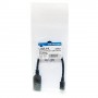 Lot de 3 : LogiLink 3 Câbles de connexion fiche mâle micro USB fiche femelle USB OTG 0,20 m Noir