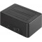 LogiLink QP0028 Quickport USB 3.1 GEN2 pour 2X 2,5/3,5" HDD/SSD (2-Bay) Noir