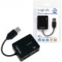 LogiLink Smile Hub USB 2.0 4 Ports Noir