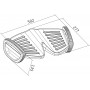 LogiLink Tabouret réglable en hauteur