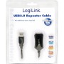 LogiLink UA0001A Câble USB 2.0 avec répéteur 5 m Noir