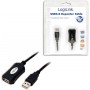 LogiLink UA0001A Câble USB 2.0 avec répéteur 5 m Noir