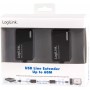 LogiLink UA0021D Extendeur USB Cat5 60 m Noir