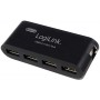 LogiLink UA0085 Hub USB 2.0 4 Ports 2 A Noir