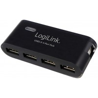 LogiLink UA0085 Hub USB 2.0 4 Ports 2 A Noir
