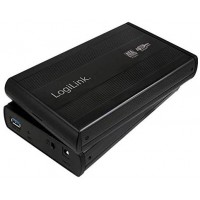 LogiLink UA0107 Boîte USB 3.0 pour Disque Dur 3,5" SATA Noir