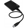 LogiLink UA0256 Boîtier de Disque Dur 6,35 cm (SATA, USB 3.0) Noir