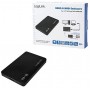 LogiLink UA0256 Boîtier de Disque Dur 6,35 cm (SATA, USB 3.0) Noir