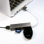 LogiLink UA0306 Hub USB 3.0 3 Ports avec Lecteur de Carte Anthracite