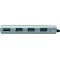 LogiLink UA0307 hub & concentrateur USB 3.0 (3.1 Gen 1) Type-A 5000 Mbit/s Aluminium - Hubs & concentrateurs (USB 3.0 (3.1 Gen 1