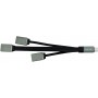 LogiLink UA0315 Hub USB-C (USB 3.1 Gen1 jusqu'à 5 Gbps) avec fiche Droite vers 2 Ports USB 2.0 (Type A Femelle) + 1 Port USB 3.0