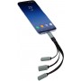 LogiLink UA0315 Hub USB-C (USB 3.1 Gen1 jusqu'à 5 Gbps) avec fiche Droite vers 2 Ports USB 2.0 (Type A Femelle) + 1 Port USB 3.0