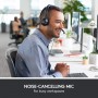 Logitech H340 Casque Filaire, Ecouteurs Stéréo avec Micro Rotatif Anti-Parasites, USB, PC/Mac/Portable/Chromebook - Noir