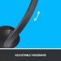 Logitech H340 Casque Filaire, Ecouteurs Stéréo avec Micro Rotatif Anti-Parasites, USB, PC/Mac/Portable/Chromebook - Noir