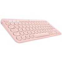 Logitech K380 Clavier Bluetooth QWERTZ Allemand Rose K380, Mini, Bluetooth, QWERTZ, Rose