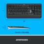 Logitech MK540 Combo Clavier et Souris sans Fil, Clavier QWERTZ Allemand - Noir