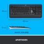 Logitech MK540 Combo Clavier et Souris sans Fil, Clavier QWERTZ Allemand - Noir