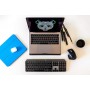 Logitech MX Keys - fortschrittliche kabellose Tastatur mit Tastenbeleuchtung für Mac, taktiles reaktionsschnelles Tippen, Hinter