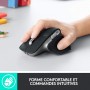 Logitech MX Master 3 - Souris sans fil pour Mac, défilement ultra-rapide, conception ergonomique, 4000 PPP, personnalisable, USB