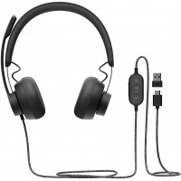 Logitech Zone Wired Certifié MS Teams Graphite