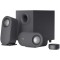 Logitech Z407 Haut-parleurs Bluetooth pour ordinateur avec caisson de basses et contrôle sans fil, son immersif, audio premium a