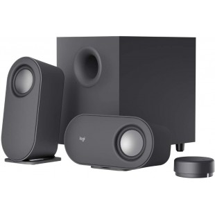 Logitech Z407 Haut-parleurs Bluetooth pour ordinateur avec caisson de basses et contrôle sans fil, son immersif, audio premium a