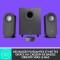 Logitech Z407 Haut-parleurs Bluetooth pour ordinateur avec caisson de basses et contrôle sans fil, son immersif, audio premium a