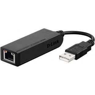 D-Link DUB-E100 HUB USB Adaptateur USB 2.0 vers Fast Ethernet 10/100 Mbps- Idéal pour Convertir USB 2.0 en Ethernet
