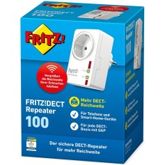 AVM Fritz!Dect Répéteur 100 Mbps Rouge/Blanc