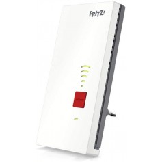 AVM Fritz!WLAN Mesh Répéteur 2400 (Double WiFi AC + N jusqu'à 1 733 Mbit/s (5 GHz) + 600 Mbit/s (2,4 GHz), 1 x Gigabit LAN Versi